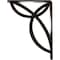 Ekena Millwork Versailles Wrought Iron Bracket, (Single center brace), Antiqued Brass 1 1/2"W x 5 1/2"D x 8"H BKTM01X05X08SVEABS - alternate 4